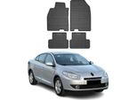 2009-2016 Renault Fluence Tappetini In Gomma Nera 4 Pz