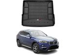 Omac Rivestimento Del Bagagliaio In Gomma Per Bmw X1 F48 2015-2022 Rivestimento Del Bagagliaio In Tpe Nero