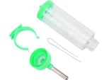 Distributore D'acqua Per Criceti Automatico Senza Gocciolamento Per Piccoli Animali Verde 125 Ml