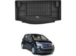 Omac Rivestimento Del Bagagliaio In Gomma Per Hyundai I10 2013-2019 Rivestimento Del Bagagliaio In Tpe Nero