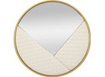 Furnlux Specchio Da Parete Sharon White 80Cm / Colore Principale: Bianco / Dimensioni: 80 X 80 X 3 Cm