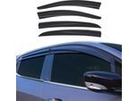4X Paravento Parapioggia Per Renault Fluence 2009-2015 Acrilico Scuro