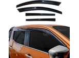 4X Paravento Parapioggia Per Vw Amarok 2011-2021 Acrilico Scuro