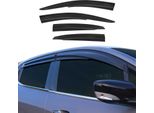 4X Paravento Parapioggia Per Ford Focus 2004-2010 Berlina Hatchback Scuro