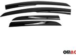 4X Paravento Parapioggia Per Toyota Corolla 2007-2013 Acrilico Scuro