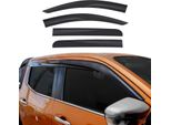 4X Paravento Parapioggia Per Mitsubishi L200 Triton 2014-2021 Acrilico Scuro