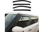 Paravento Parapioggia Per Kia Soul 2019-2025 Acrilico Scuro 4 Pz