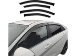 4X Paravento Parapioggia Per Skoda Octavia 2019-2025 Acrilico Scuro