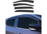 4X Paravento Parapioggia Per Opel Corsa D Hatchback 2006-2015 Acrilico Scuro