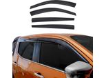 4X Paravento Parapioggia Per Mitsubishi L200 2007-2014 Acrilico Scuro