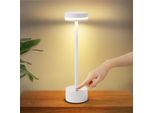 Zmh Lampada Da Tavolo A Batteria Led Lampada Da Tavolo Ricaricabile Da Comodino Dimmerabile Con USB-C Batteria Ricaricabile Lampada Da Tavolo Bianca Lampade Da Tavolo Per Camera Da Letto Sala Da Pranzo Ufficio