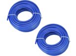 2Pcs 4Mm String Trimmer Line Nylon Round Blue Accessorio Tosaerba Per Husqvarna 10M / 32.8Ft