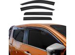 4X Paravento Parapioggia Per Fiat Fullback 2016-2021 Acrilico Scuro