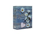 Vmc Album Per 304 Foto 10X15 Cm. Senza Descrizione Cuore Di Fiore Blu