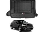 Omac Rivestimento Del Bagagliaio In Gomma Per Audi Q2 2017-2025 Rivestimento Del Bagagliaio In Tpe Nero
