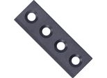 Porta A Sbarramento -Kit Piastra Di Collegamento Per Estensione Acciaio Al Carbonio -Ferramenta Di Scorrimento 8X2,7 Cm