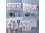 1.5P Aria Condizionata Copertura Antipolvere A Parete Protettiva Casa Decorativa Orso Coniglio Viola Blu Palloncini 1.5P -2P Entro 94 Cm/37 Pollici