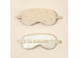 Inf Mascherina Per Dormire Pearl Plush - Blocca La Luce Per Un Sonno Riposante Oro