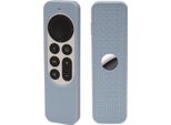 Inf Custodia Protettiva In Silicone Per Telecomando Apple Tv 4K Blu