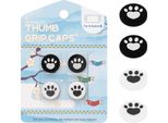 Inf Migliora La Tua Esperienza Di Gioco Con I Tappi A Forma Di Zampa Di Gatto In Silicone Switch2 In Bianco E Nero