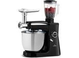 Klarstein Küchenmaschine, Universalküchenmaschinen, 3-in-1 Küchenmaschinen, Rührgeräte & Mixer, Teigmaschine mit Fleischwolf, Küchenmaschine , 2000 Watt Teigmaschine Knetmaschine 10L Schüssel