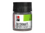Marabu 1401 05 278 Decormatt Acrilico, Grigio Chiaro 278, 50 Ml
