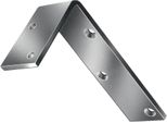 Angolo L.100X50Mm L.40Mm S.5Mm Sta Blu Grezzo Zincato Vormann