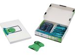 Jalema Clip Per Archiviazione Clipex 5721000 Verde 100 Pz./Confezione. +Etichette