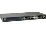 Switch Levelone 26X GEP-2682 2Xgsfp 19" 370W 24Xpoe"