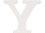 Lettera Y | 9*8 Cm | Natur | Mdf | Lettera | Clayre & Eef | 62861-Y