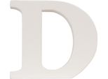 Lettera D | 9*8 Cm | Natur | Mdf | Lettera | Clayre & Eef | 62861-D