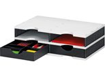 Styro 268-0202.9895S Stazione Di Smistamento Styro Styrodoc Duo, 4 Scomparti, Grigio/Nero