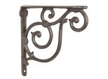 Griglia Decorativa Clayre & Eef 4X20X19 Cm In Ferro Marrone