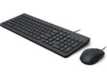 Hp 150 Wired Mouse And Keyboard Tastiera Mouse Incluso Usb Nero