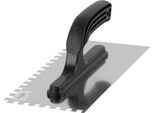 Frattazzo MA3014 Classic Black, 270X125, Dentatura 10 Mm, Inox, Manico In Plastica