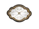 Clayre & Eef Specchio 70X100 Cm Color Oro Ferro Nero