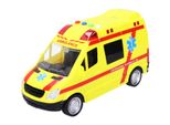 Auto Di Soccorso Ambulanza In Plastica 21 Cm A Batteria Con Luci E Suoni