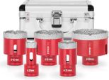 Set Di Frese Strend Pro Premium DCB11S5, 20-35-45-55-68 Mm, M14, Diamantate, A Tazza, Professionale