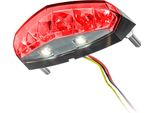 Fanale Posteriore A Led Koso Universal Trasparente Con Illuminazione Targa