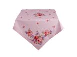 Tovaglia Clayre & Eef 130X180 Cm Rosa Viola Cotone Rose