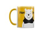 Winnie The Pooh - Tazza Da Caffè "Facce"", Interno Bicolore PM5782 (Taglia Unica) (Giallo/Bianco)"
