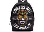 Cypress Hill - Zaino "Los Angeles"" NS6919 (Taglia Unica) (Nero/Bianco/Arancione)"