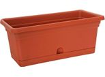 Vaso Ics Melissa 40X20X16 Cm, 6 Lit, Fioriera, Con Sottovaso