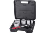 Set Di Frese Con Attacco HT01-6008, 33-53-67-73-83 Mm, A Tazza Diamantate Con Lima
