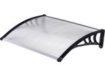 Pensilina Per Porta DIY501, 100 X Larghezza 120 Cm, In Policarbonato