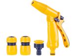 Set Di Irrigazione Strend Pro Garden, Da Giardino, 2X Raccordi Rapidi Stop, Adattatore, Pistola