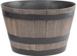 Vaso Strend Pro, Woodeff, 52X32 Cm, Grigio, Effetto Legno, A Barile