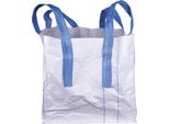 Sacco Bigbag TOF4, 70X70X70 Cm, Pp, 4 Maniglie, Bianco, Fondo Piatto, Max. 800 Kg