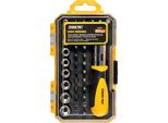Set Di Inserti E Bussole Strend Pro WT536, 37 Pezzi, Con Cacciavite A Cricchetto