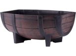 Vaso Strend Pro Woodeff, 29X41X19 Cm, Teak, Barile, Effetto Legno